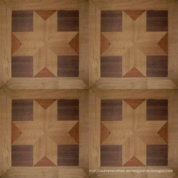 Suelo de mosaico de madera revocable de roble francés de Versailles